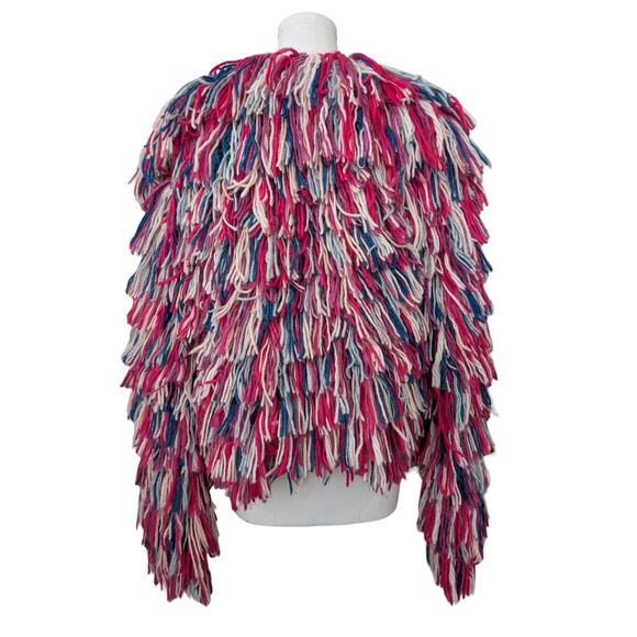 Lovers + Friends fringe wool blend cardigan - Picture 4 of 14